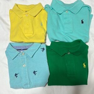 Ralph Lauren polo shirts, 4 colors, size 18 months